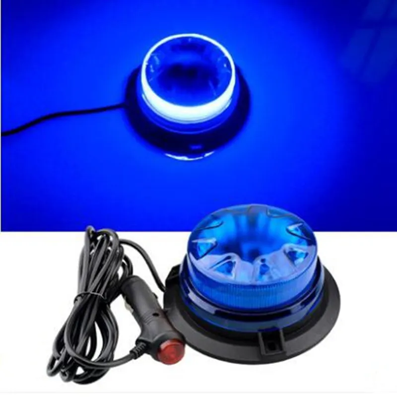 High quality 12W car warning beacon,truck emergency lights,police ambulance fire strobe warning light,magnet base,cigarette plug,waterproof