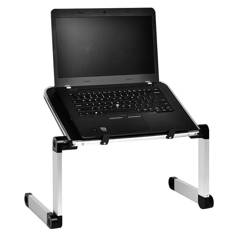 Support d'ordinateur portable pour bureau. Colonne montante d'ordinateur  portable en aluminium. Support d'ordinateur ventilé