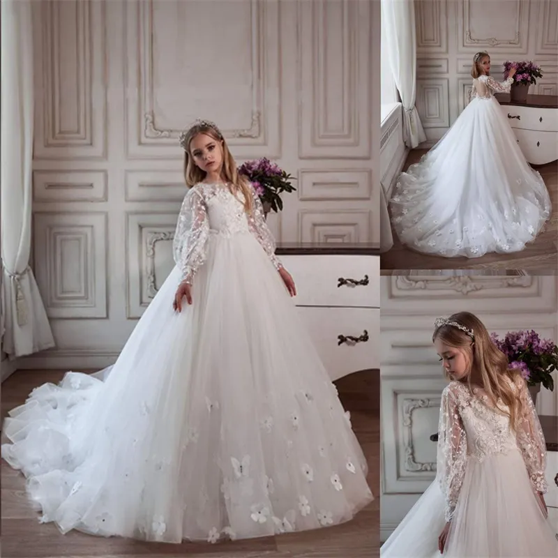 Vestidos de primera comunión con manga larga clearance