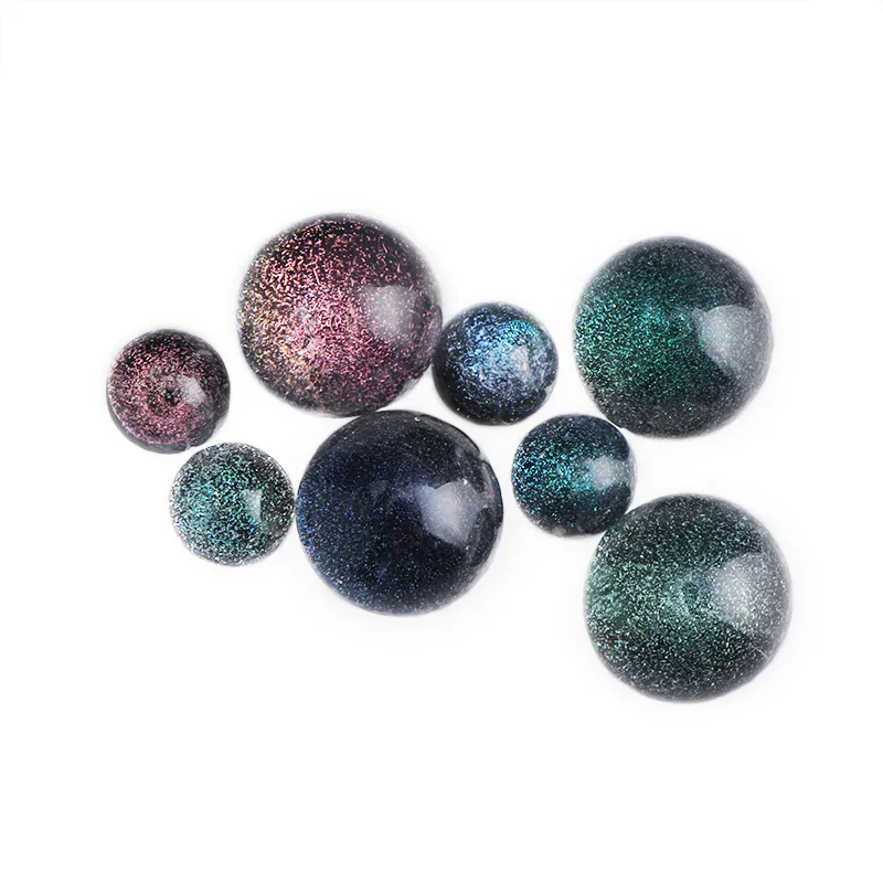 Pérolas de vidro dichro pérolas 14 mm 22mm bolas de gola de vidro sólidas para terp slurpers quartzo banger unhas bongs de água de vidro bongs