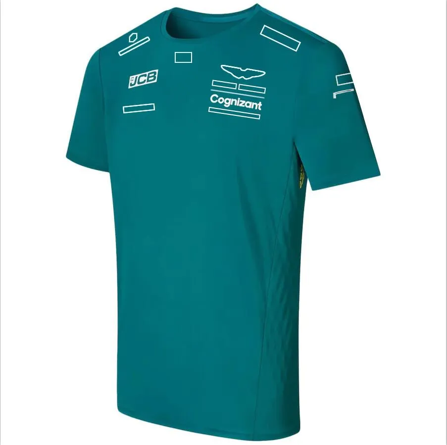 F1 racing team co-branded casual half-sleeved T-shirt, polyester short sleeves can be customized