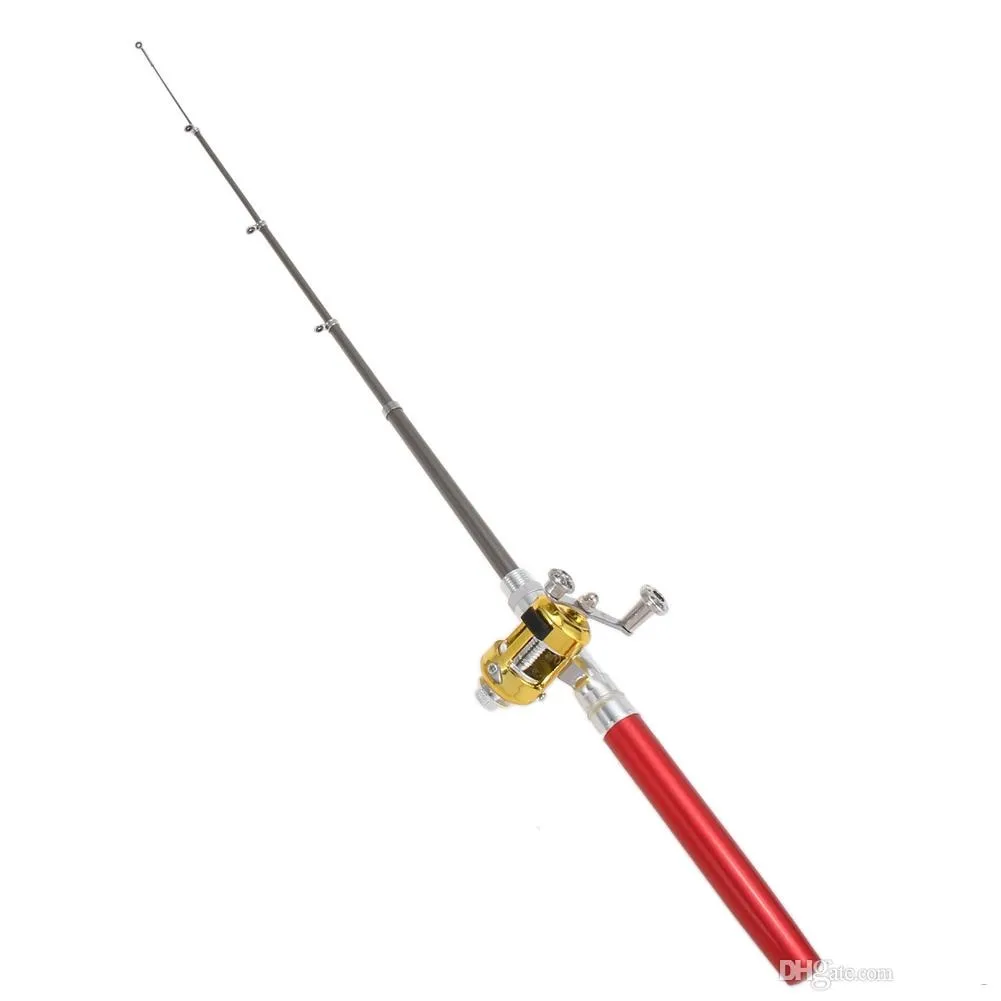 Mini Pocket Telescopic Fishing Rod & Reel Combo | Aluminum Alloy Pen Pole - Lightweight Travel Size (20cm/8in) Mini Pocket Telescopic Fishing Rod & Reel Combo | Aluminum Alloy Pen Pole - Lightweight Travel Size (20cm/8in)