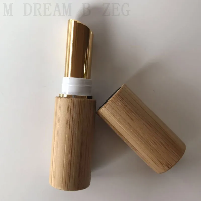 Leere Lippenstifthlsen aus Bambus |Lipgloss-Behlter  4 g,  umweltfreundlich nachfllbar, natrliche Verpackung fr Lippenbalsam,  Kosmetik