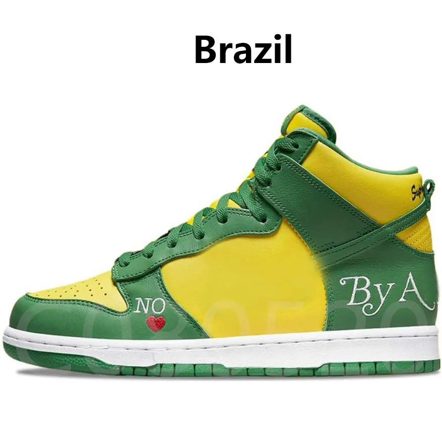 2022 S X N Baixo NYC Alto Pro Azul Sapatos Ao Ar Livre Hreatdo Brasil por Qualquer Média Verde Branco Cimento Vermelho Estrelas Hyper Royal Mens Treinadores Sneakers com caixa original
