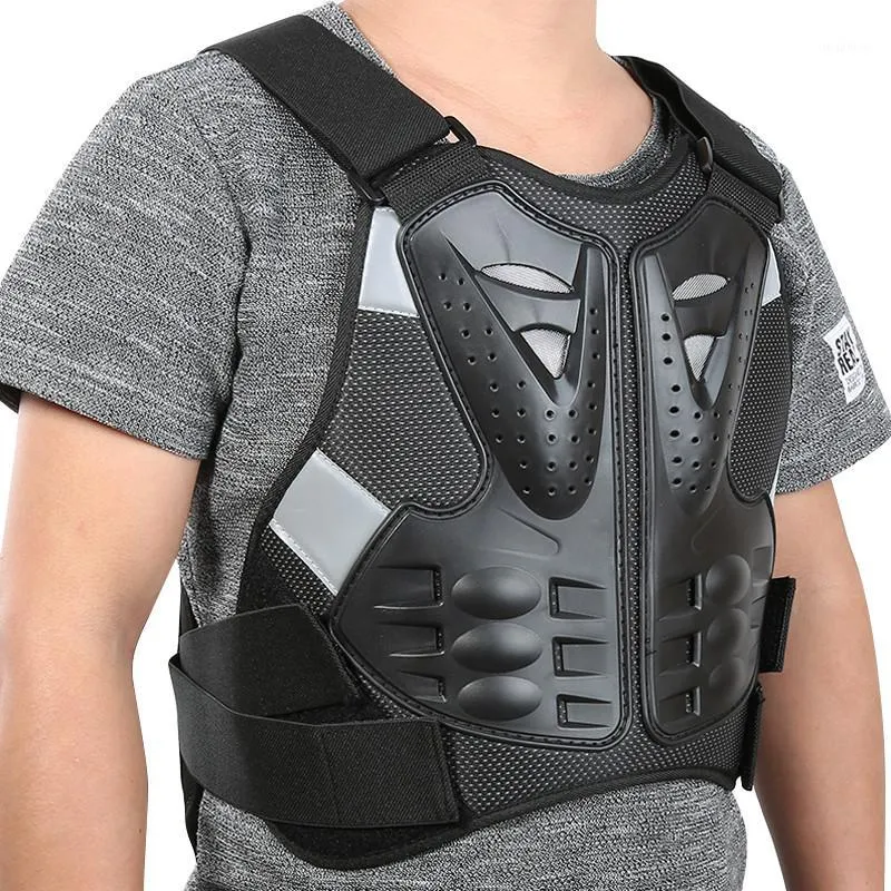 Black Motorcycle Spine Protector Vest Set Back Protector, Skating