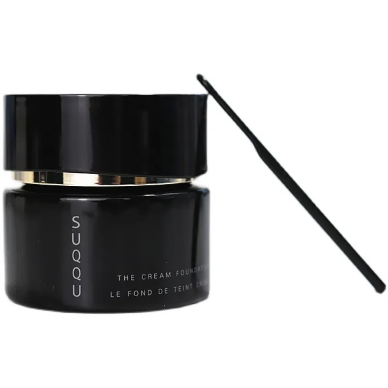 Suqqu The Cream Foundation 30G 105 110 120 SPF25 Couverture complète Fond de teint longue tenue pour l'éclat de la peau Imperfection du visage Dissimuler le fond de teint liquide impeccable