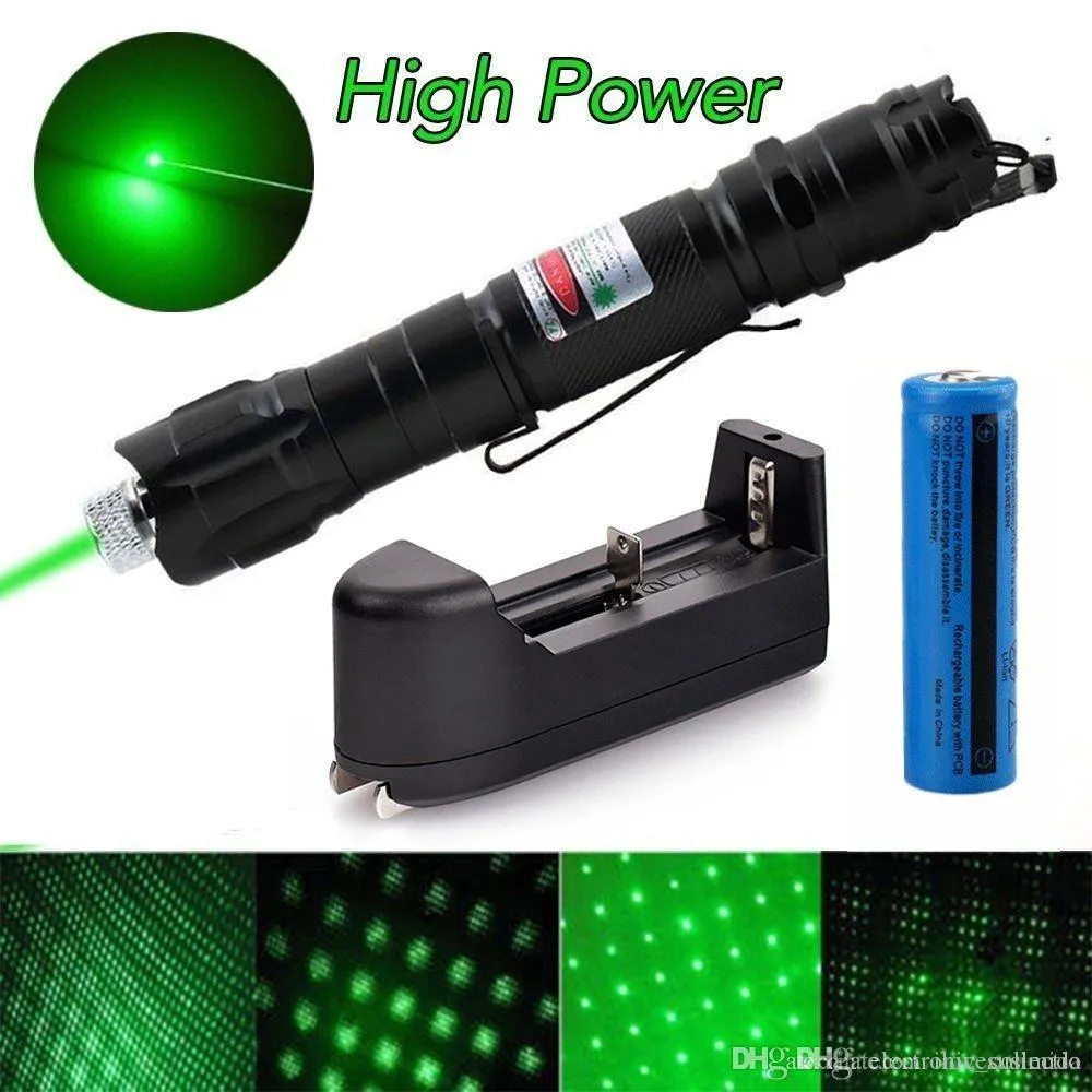Brand 1mw 532nm 8000M High Power Green Laser Pointer Light Pen Lazer Beam Military Lasers
