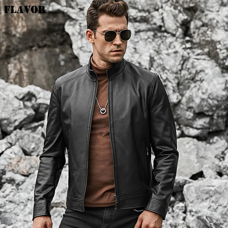 Flavor men's on sale leather jacket