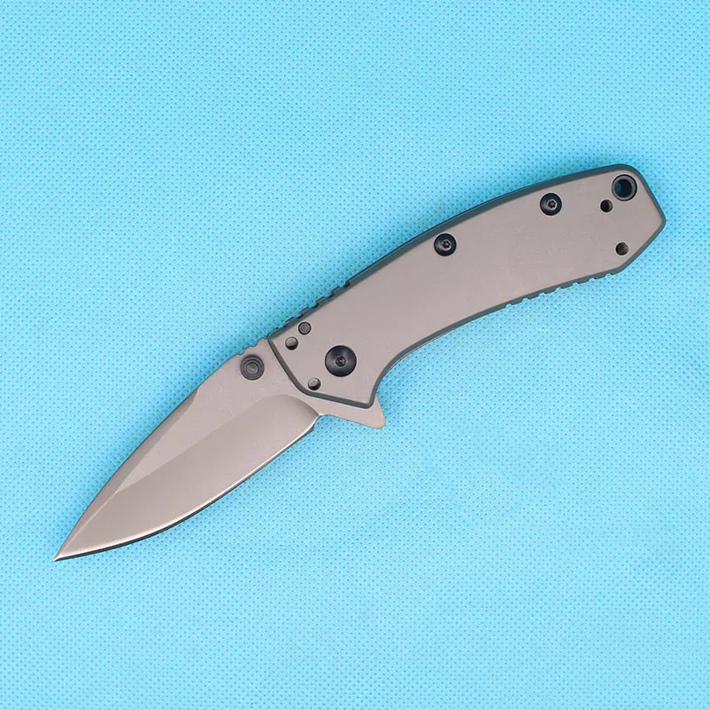 Sonderangebot 1555TI Assisted Flipper Knives 8Cr13 Titanbeschichtete Klinge EDC-Taschenmesser mit Original-Kleinverpackung