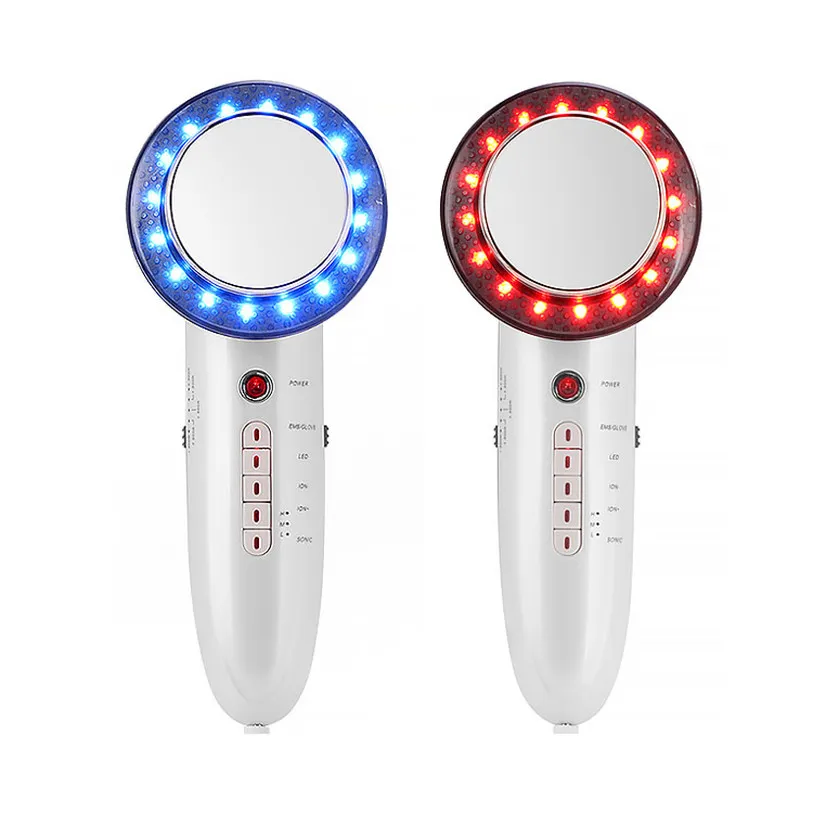 Nettoyeur de visage à ultrasons Épurateur de peau Masseur de vibrations à ultrasons Peeling à ultrasons Outil de tonalité propre Instrument de beauté rechargeable