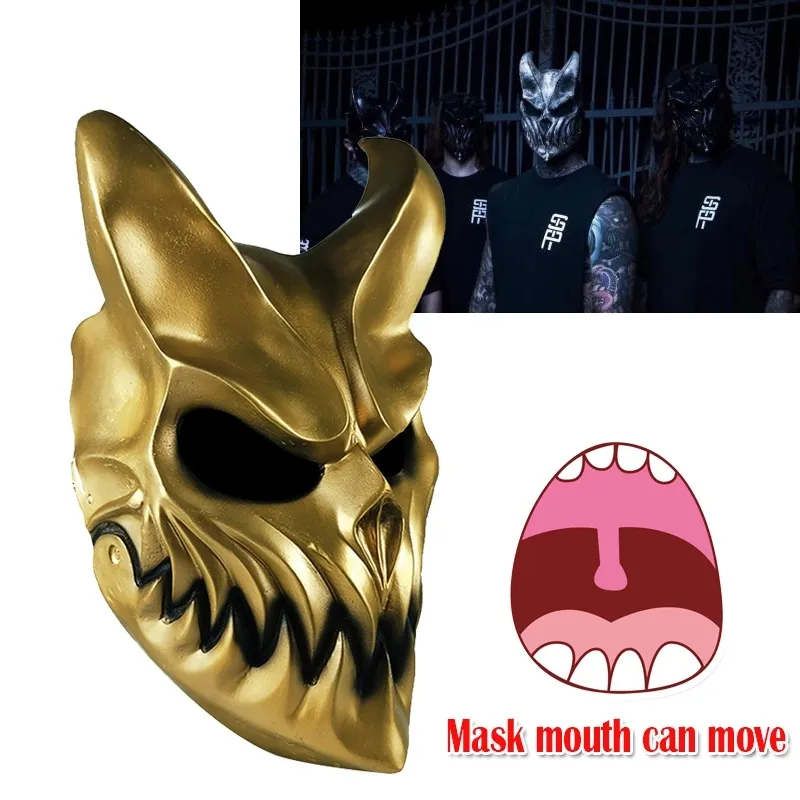 Slaughter To Prevail Alex Terrible Masken Prop Cosplay Maske Halloween Party Deathcore Darkness Maske 200929