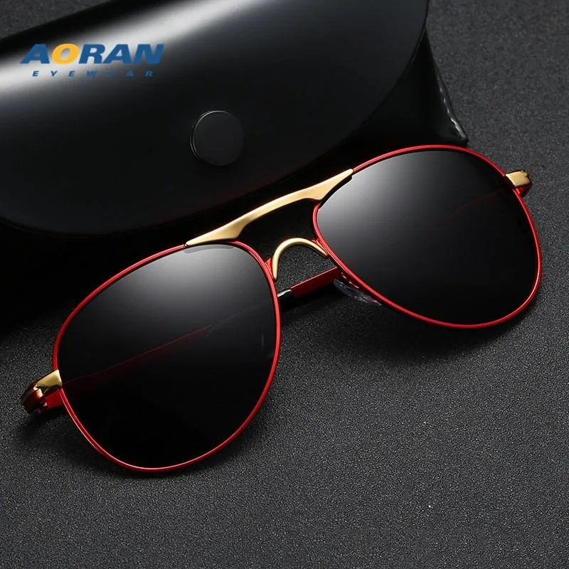 2022 Sonnenbrille Original Pilot Design UV400 Glasgläser Herren Damen Sonnenbrille Des Lunettes De Soleil Gratis Lederetuis Zubehör und Box A-5