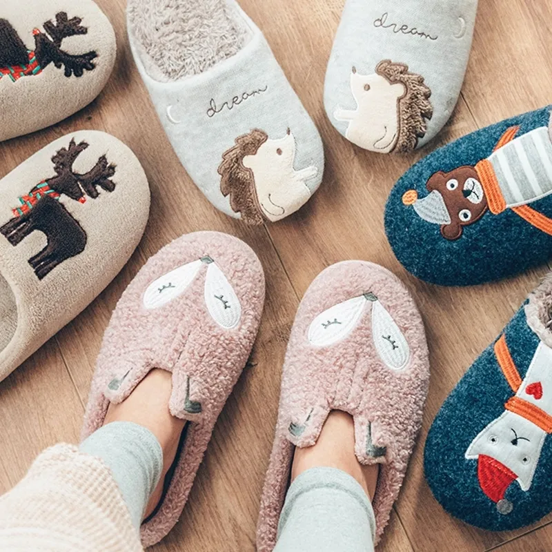 Ladies fox hot sale slippers