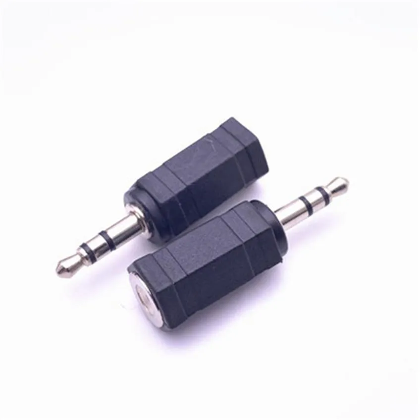 3.5mm Male To 2.5mm Female Connectors Stereo Audio MIC Plug Adapter