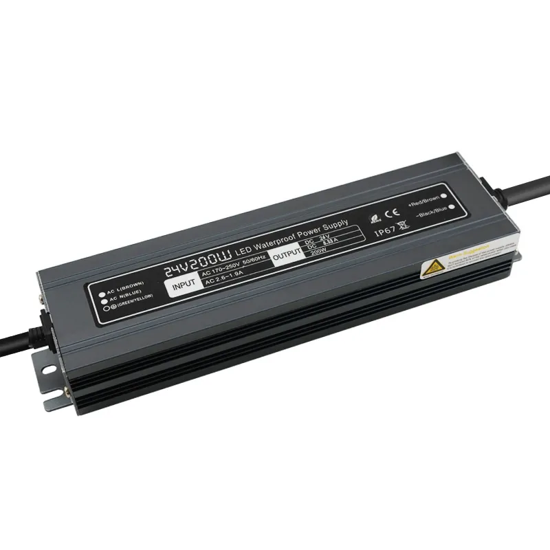 Transformateur 220V 12V 300W, 25A Alimentation LED IP67 Etanche