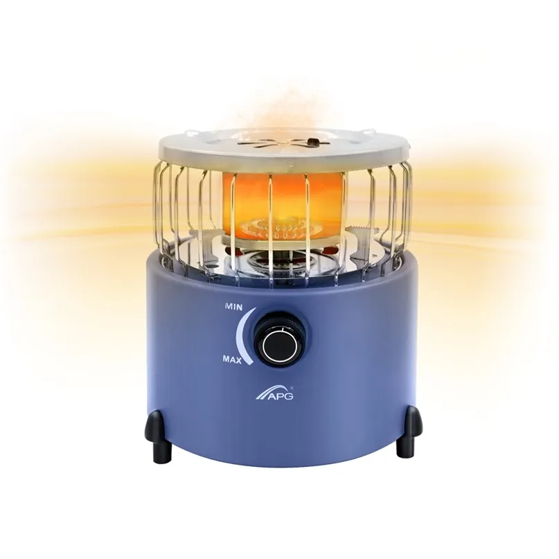 Przenośny 2 w 1 Kemping piec Grzejnik Gazer Outdoor Warmer Propan Butanu Namiot System gotowania 220225