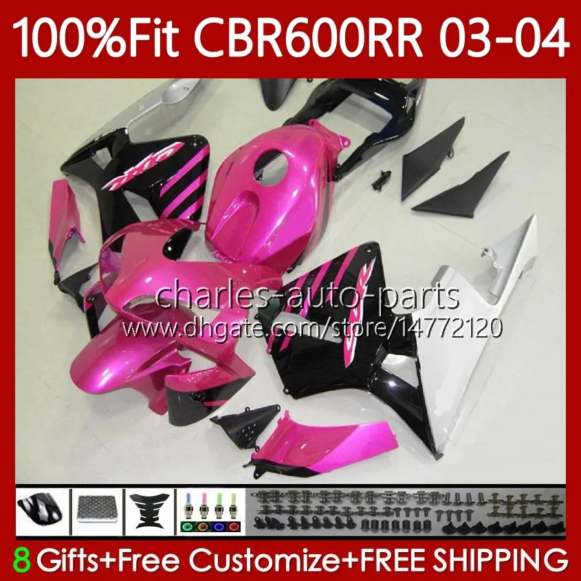 Honda CBR600F5 CBR 600 RR F5 CC Rose Pink 2003 2004 Body 71NO.91 CBR 600CC 600RR 600F5 03-04 CBR600 CBR600 RR CBR600RR 03 04 사출 금형 차체