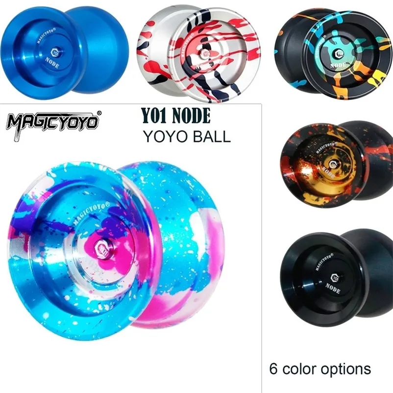 Magicyoyo Y01 NODE YOYO Topu Profesyonel Metal YOYO 10-Rulmanlar W / Halat Yoyo Oyuncaklar Hediye Çocuklar Çocuklar Için 201214