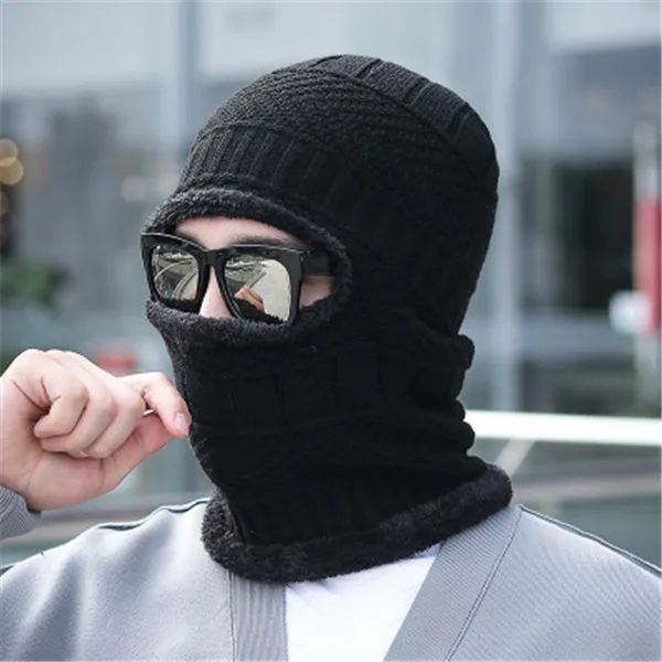Ciclagem Caps Masks Inverno Máscara Ao Ar Livre Esporte Fleece para Winte Ski Protection Frio à prova de vento