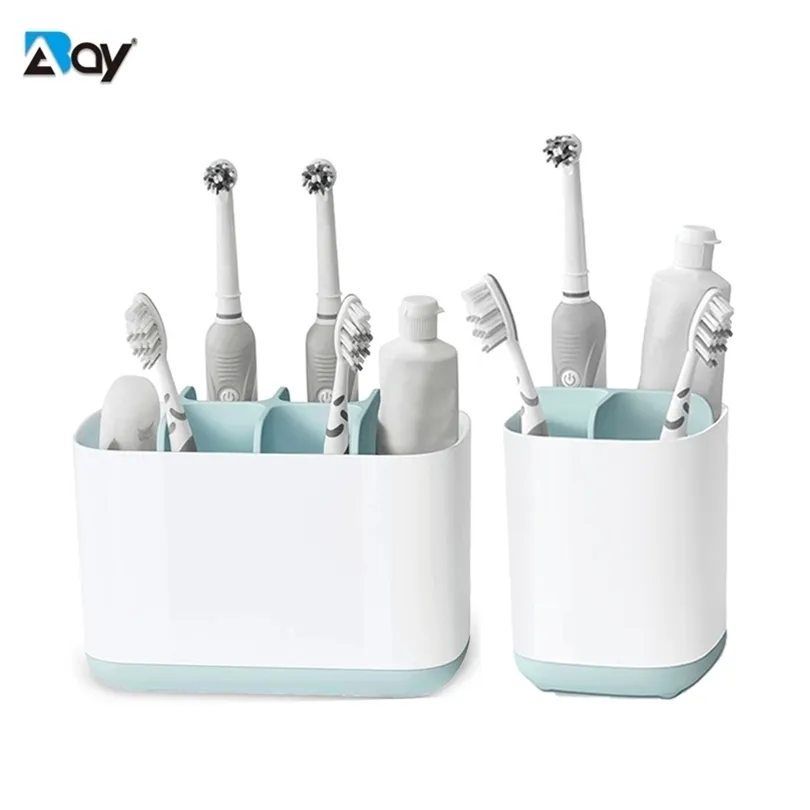 Elektrische tandenborstelhouder plank dispenser tandpasta case stand rack opslag organisator voor badkamer huishoudelijke accessoires gereedschap 211222