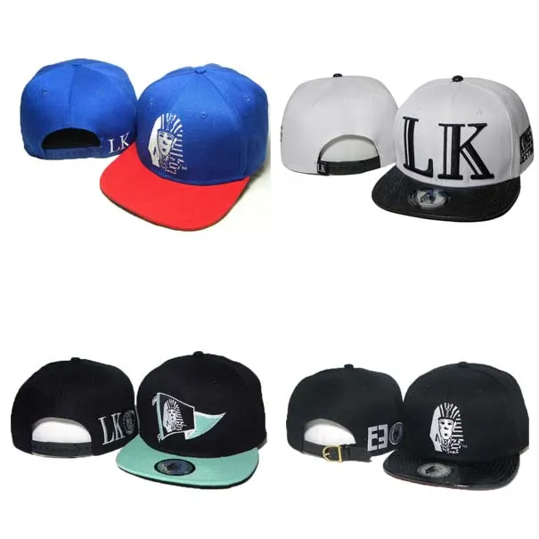 Nuevas gorras Snapback Last Kings Hat Strap back Cap Leopard Snapbacks sombrero ajustable Hip-hop gorra de béisbol negro rojo azul