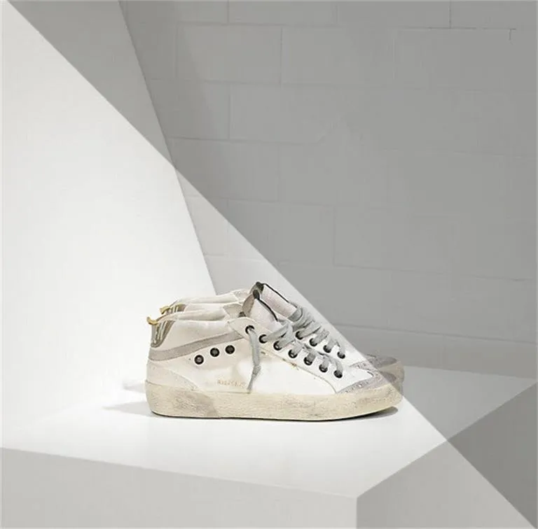 Italienskt märke casual häl gyllene superstar goose designer sneakers män och kvinnor klassiska vita gör gamla smutsiga skor fritidsskor