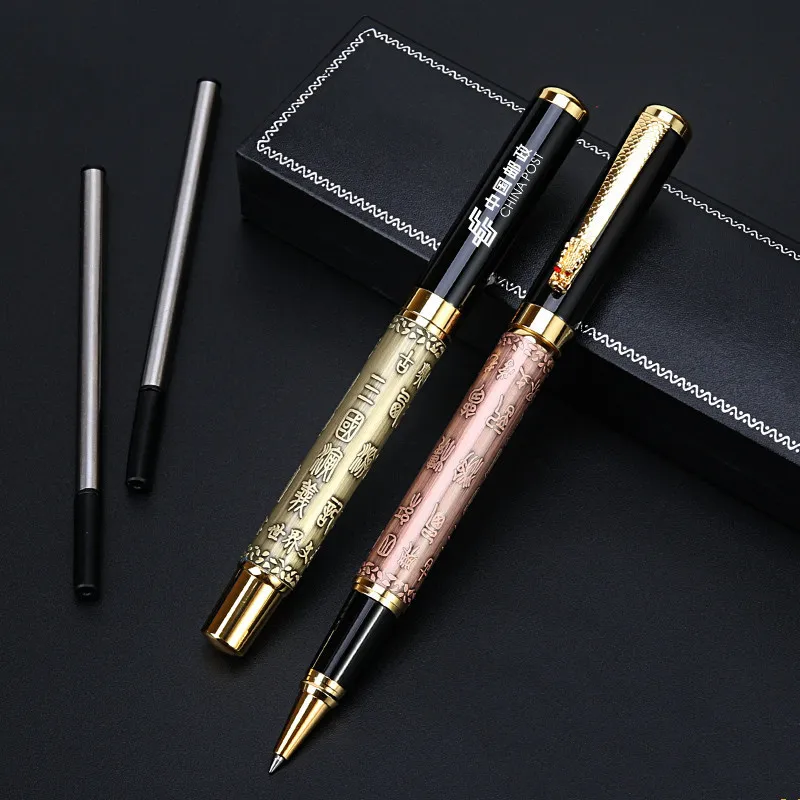 High Quality Metal Luxury 0.5mm Rollerball Pen Ballpoint Pen Business Writing Signing Ball Pens Office School Supplies 03773 201111