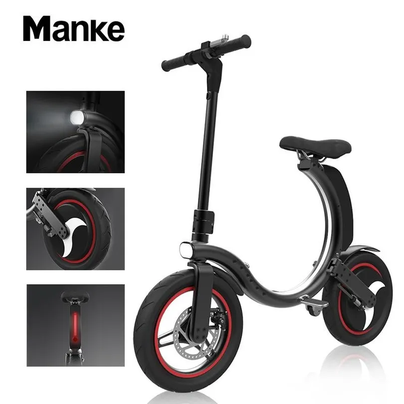 ЕС на складе без налогового портативного электрического складного велосипеда скутер 14-дюймовый шириной электрический велосипед для велосипеда Bicicleta Ebera Ebike MK114