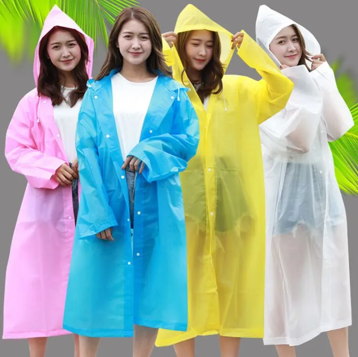 Men Women Unisex Waterproof Raincoats Jacket Hooded Raincoat Rain Coat Poncho Rainwear Outdoor Accessories