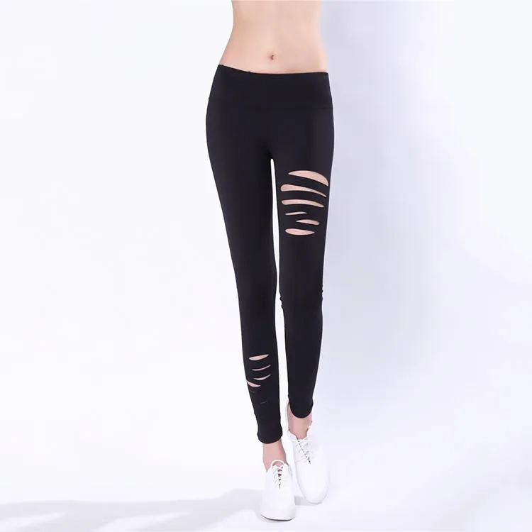 Buy online High Rise Ladder Ripped Legging from Capris & Leggings for Women  by Zelocity By Zivame for ₹599 at 60% off | 2024 Limeroad.com