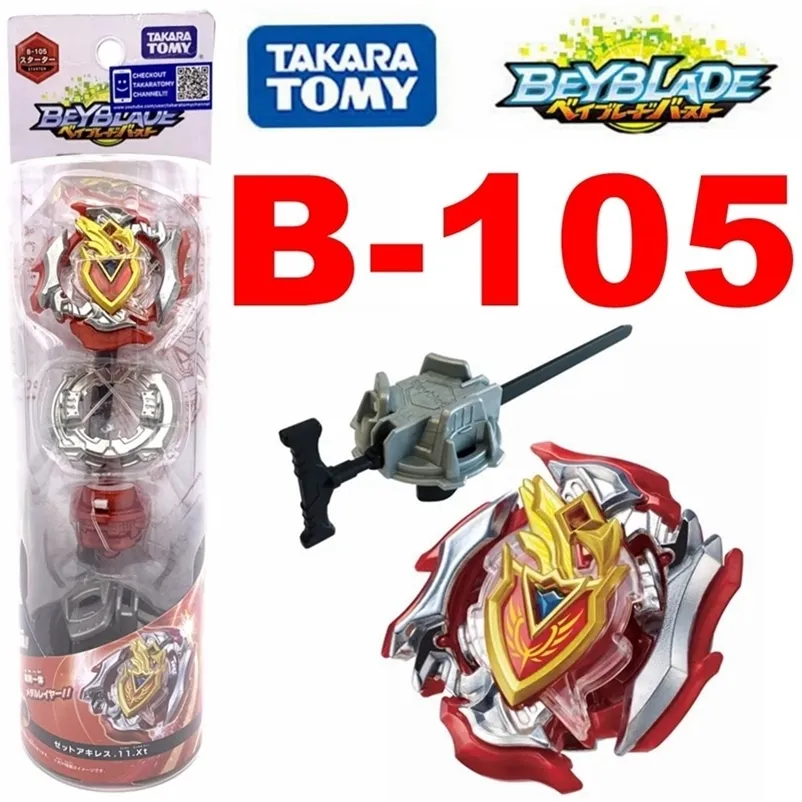 100% Oryginalny Takara Tomy Beyblade Burst B-105 Starter Set W / Launcher jako zabawki dla dzieci 201217