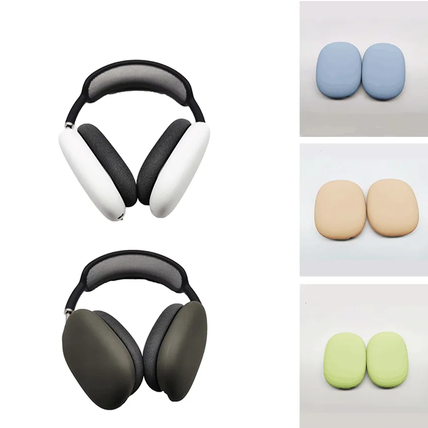 Airpod Maxイヤホンケースシリコーンプロテクター用Apple Airpods MaxヘッドセットBluetoothヘッドセット保護カバー5色DHL / Fedalex