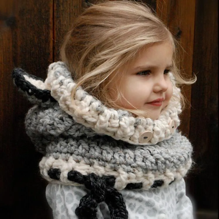 Bonnet Renne Pour Enfant - Laine Et Coton, Design Mignon Avec Bois, Pour L'hiver, Taille Unique ~20 Cm