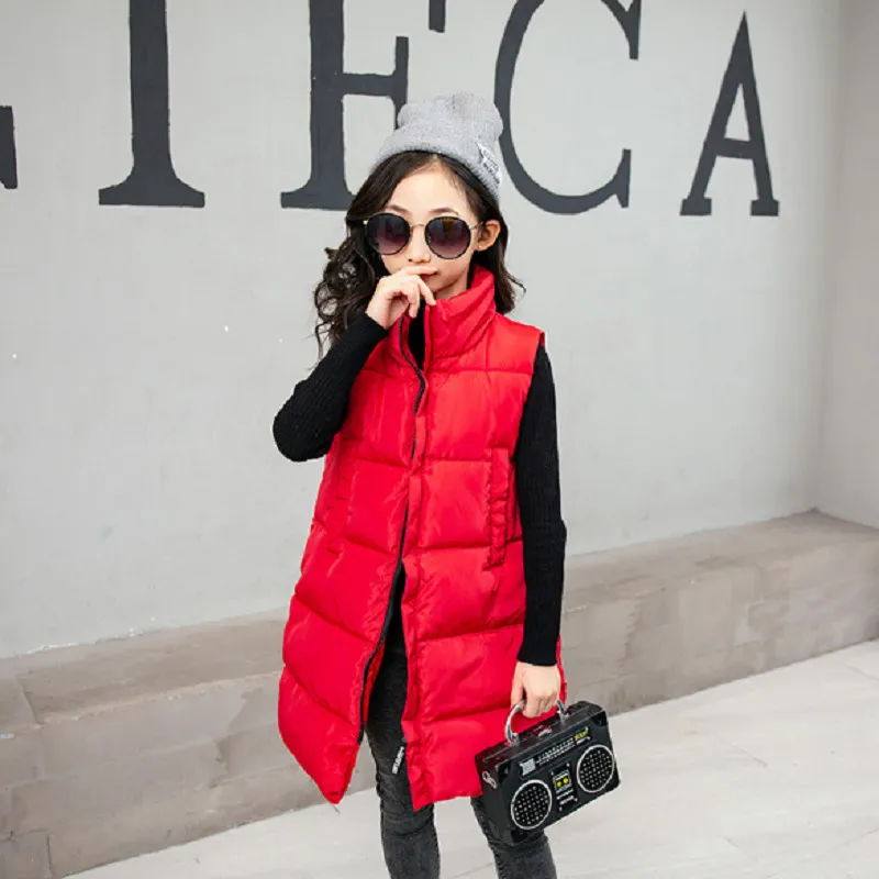 Gilet con cappuccio per abbigliamento per bambini, giacca a vento calda invernale in pile di cotone, bambina, ragazzo LJ201203