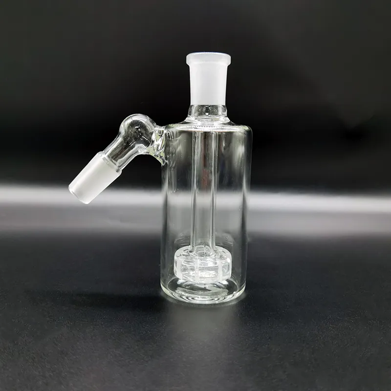 Glass Ash Catcher Stereo Matrix Perc Hookahs Bong Partner 4.5 Inch Clear Thick Pyrex Water Bubbler 45 90 Degree 14mm 18mm For Bongs Pipes Smoke Accessory