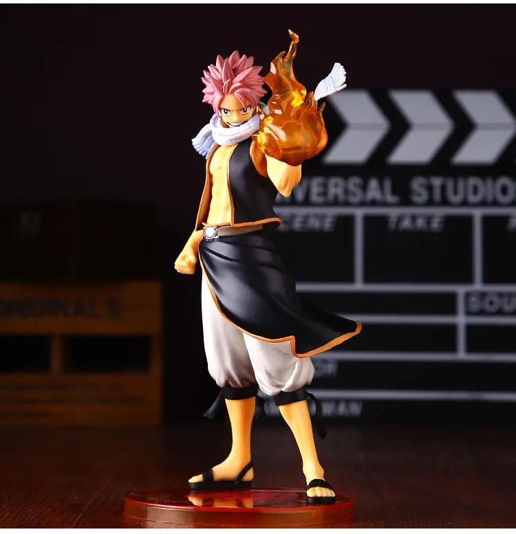 Anime Fairy Tail Natsu Dragneel 24 cm PVC Figure Figur Model Prezent zabawek