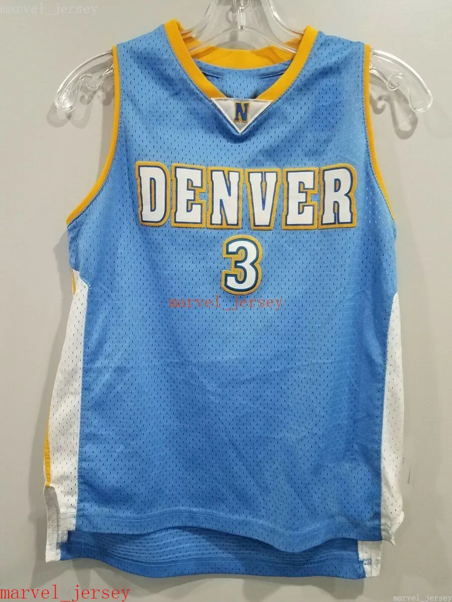 Custom Stitched Rare Allen Iverson 3 Swingman Jersey XS 6XL Mens