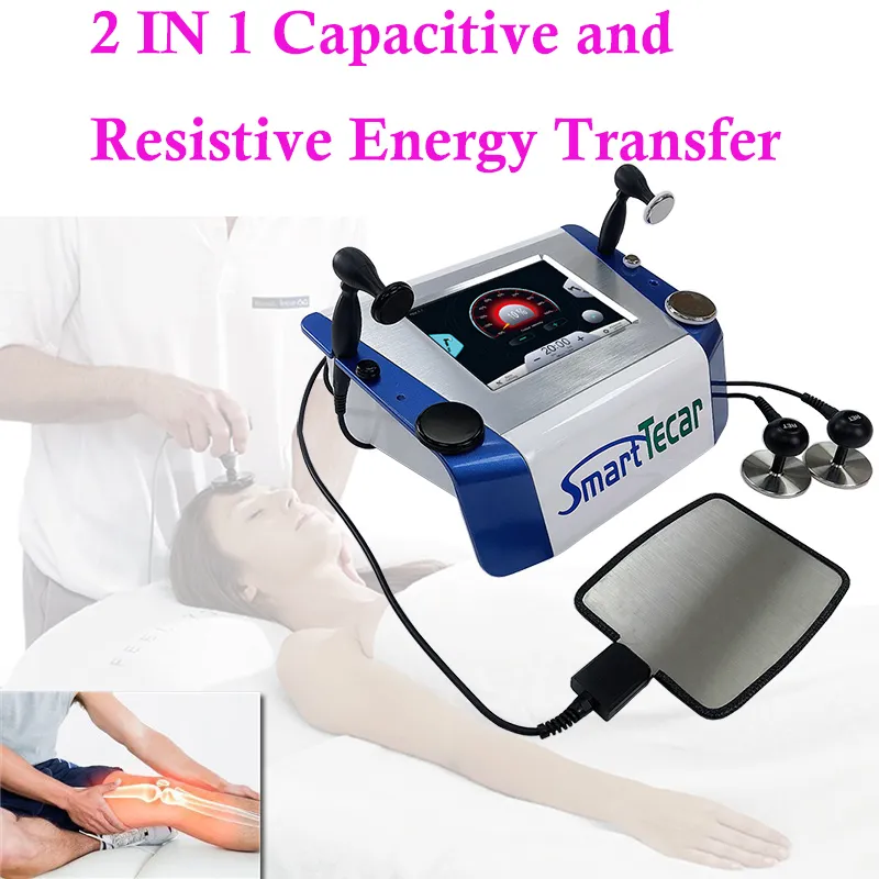 Traitement de réactivation RF Tecar Monopolaire TEKAR Microonde Attrezzatura diatermia CET RF pour les muscles Relax Ret RF pour les muscles osseux