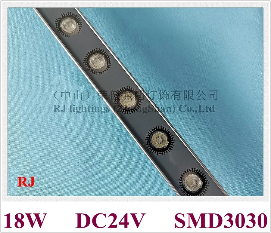 LED wall washer LED kleurlicht reclamelicht schijnwerper DC24V ingang aluminium SMD3030 18 LED 18W 1000mm * 40mm * 25mm