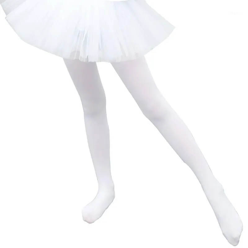 Footies Solid Soft Pantyhose For Baby Girls Kids Dance Stockings Spring Autumn Tights Toddler Ballet Long Socks