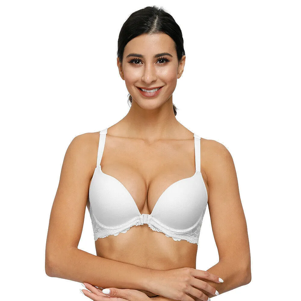 Front Closure Push Up Bras