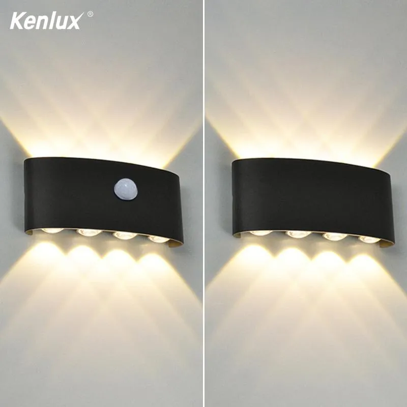 Wall Lamp LED Motion Sensor Light Fixture Indoor Sconce Minimalist Stair Bedroom Bedside Living