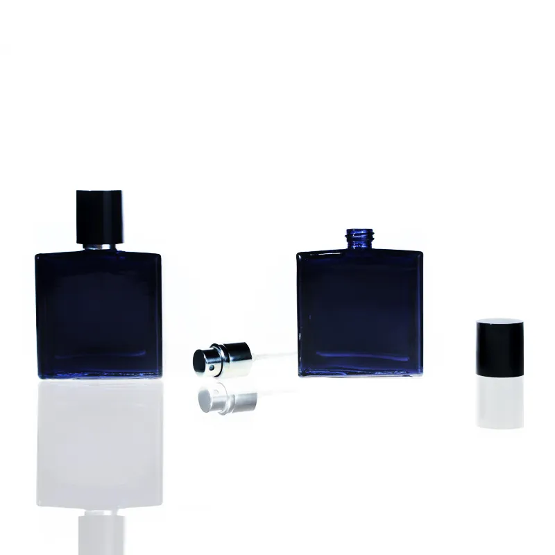 30mlスクエアガラスボトル香水アトマイザー補充可能スプレー空の香水ボトルポータブルトラベルスプレーボトルカスタムメイドモデル