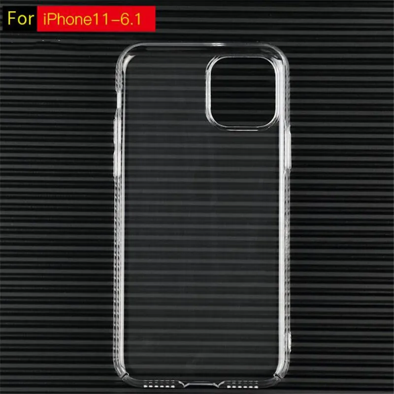 Full täckning Hard PC Transparent Case Ultra Slim Plast Klart Kristallskydd För Iphone 12 Mini 11 Pro Max XR X XS SE 7 8 Plus S10 S10E