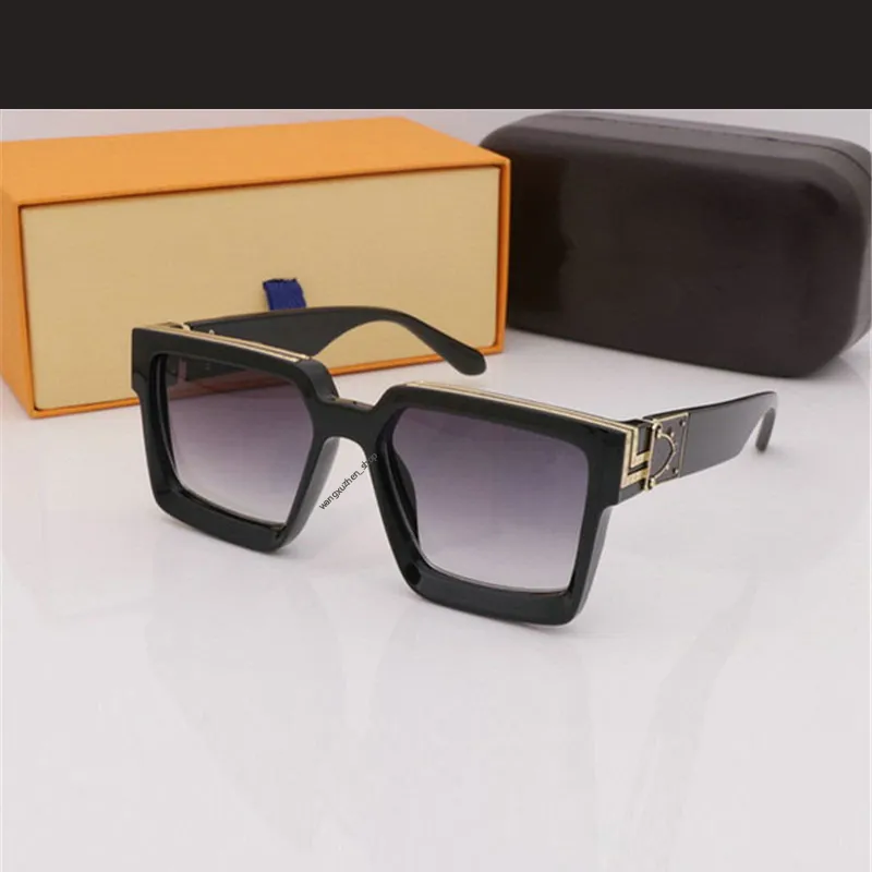 Gafas de sol Louis Vuitton con incrustaciones de cristal de dos tonos con  caja, estuche y paño de limpieza
