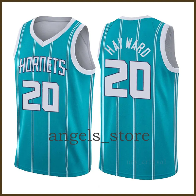 Charlotte„Hornets„Erkekler LaMelo 2 Top Gordon 20 Hayward 2021 Yeni Basketbol Forması Collin 2 Sexton James 13 Harden Lavanta 4424