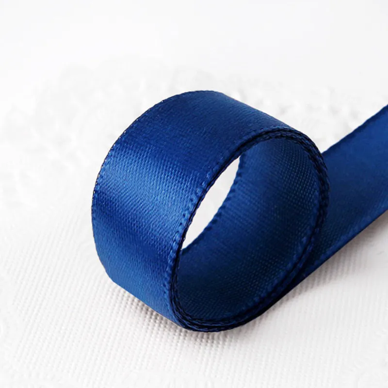 Dark blue Ribbon 1-1/2 inch Solid Grosgrain 10 15 25mm Ribbons - sale by the Yard, Grosgrain Bows, Hair Bow, Hairbow Supplies 25yards/lot