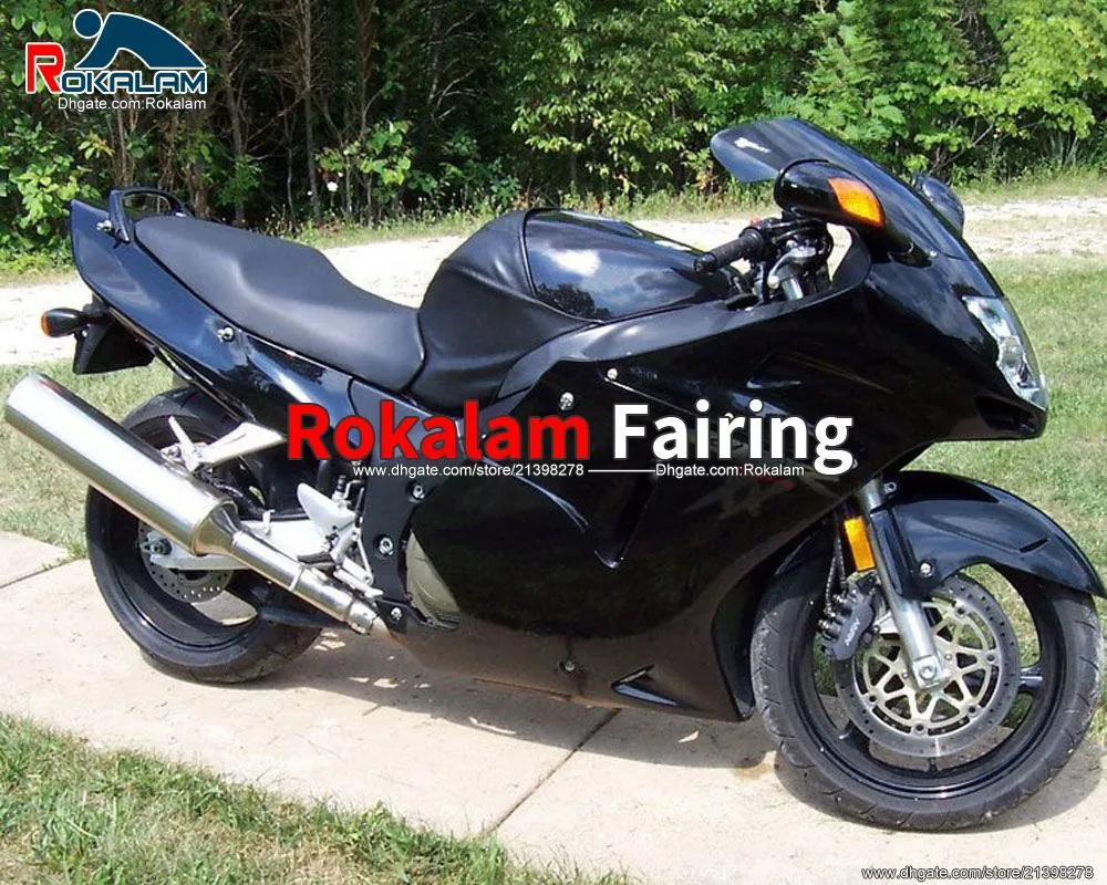 Honda CBR1100XX Motosiklet Parçaları için Sokak Bisikleti Fairying 96-07 1996 1997 1998 1999 Parlak Siyah Pirzola Takımı