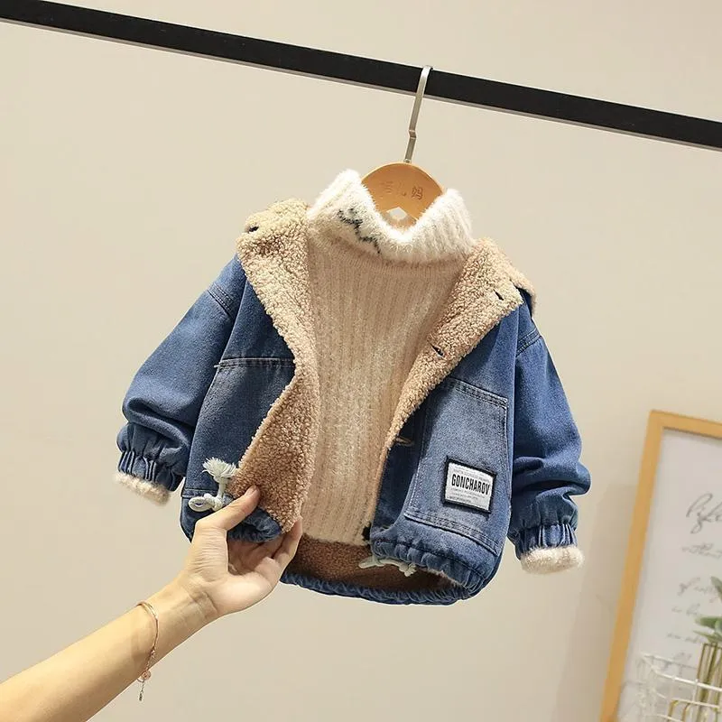 Winter Boys Denim Blazer Jean Jackets For Boys Gap Factory