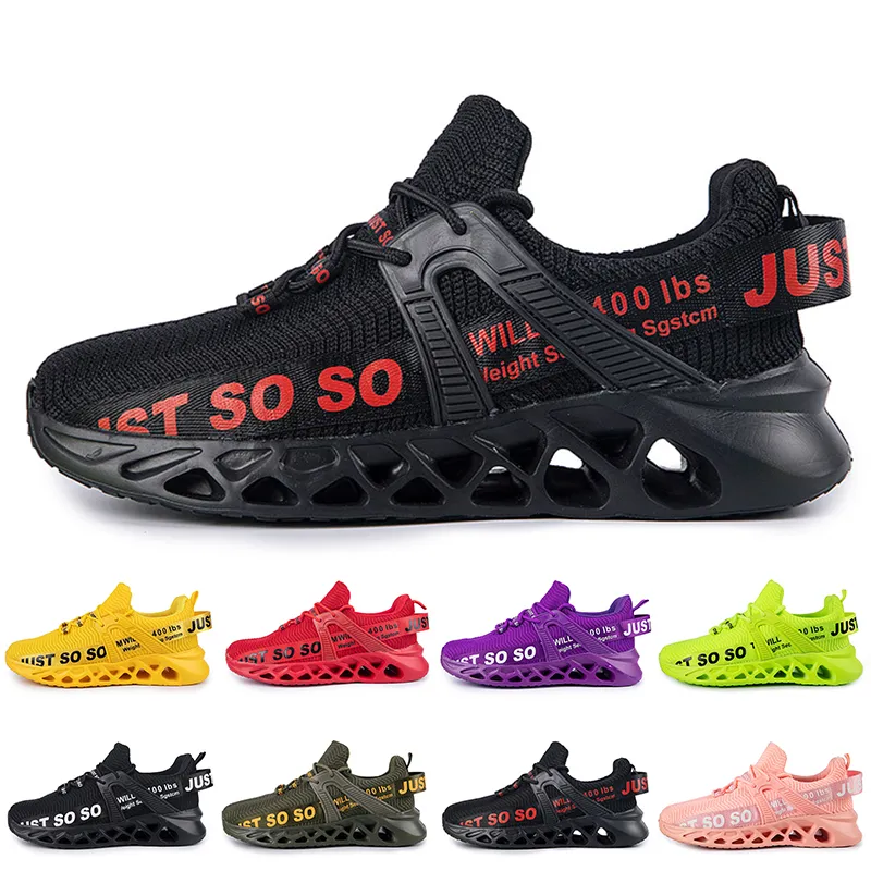 hotsale men womens running shoes trainer triple black whites red yellows purple green blue orange light pink breathable outdoor sports sneakers